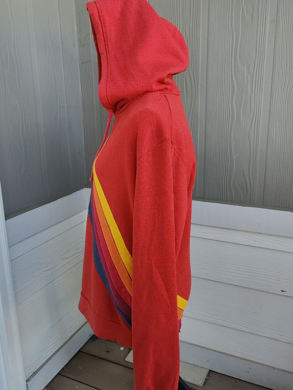 Aviator Nation 5 stripe hoodie size L - Picture 3 of 10